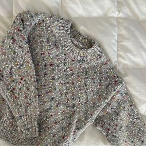 [SOLD!] Grey speckled sweater
